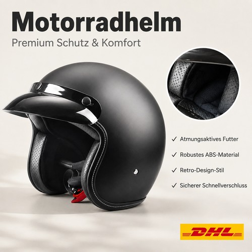 Helm cruiser motorrad jethelm - helm,