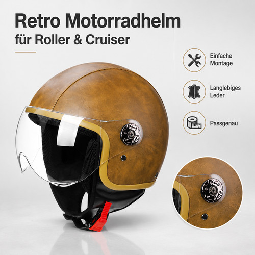 62cm sturzhelm retro - 55-62cm,
