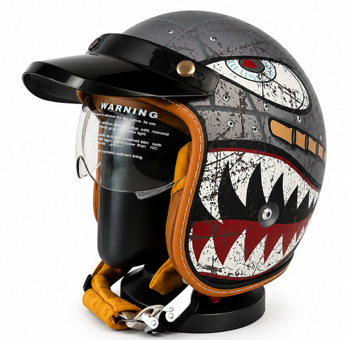 Motorradhelm jethelm helm - jethelm, 3/4