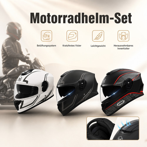 Rollerhelm motorradhelm rally - rollerhelm,