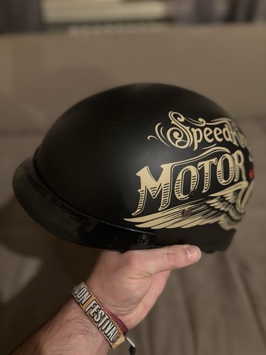 Motorradhelm halbhelm mit - motorradhelm,