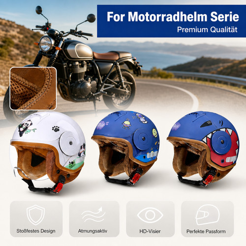Sturzhelm kinder motorradhelm - kinder,