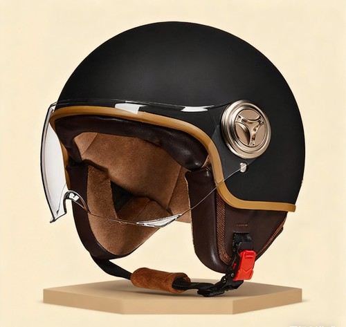 Motorradhelm schwarz jethelm - motorradhelm,